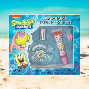 New SpongeBob Fragrance & Lip Gloss Set